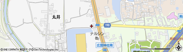 大阪府堺市美原区太井129周辺の地図