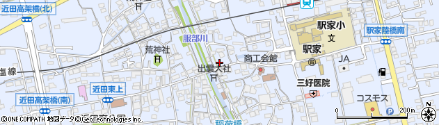 広島県福山市駅家町倉光459周辺の地図