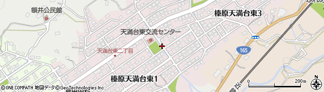 奈良県宇陀市榛原天満台東周辺の地図