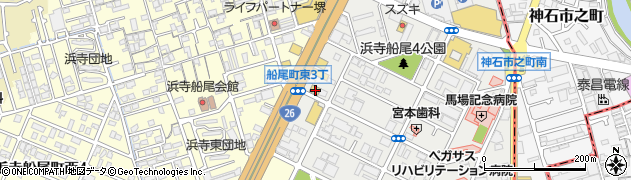 大阪府堺市西区浜寺船尾町東3丁402周辺の地図