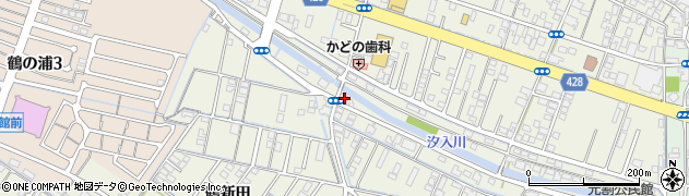 岡山県倉敷市連島町鶴新田3199周辺の地図