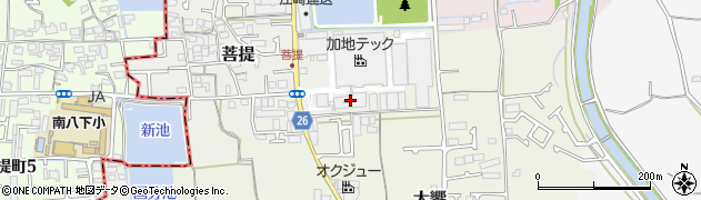 大阪府堺市美原区大饗262周辺の地図