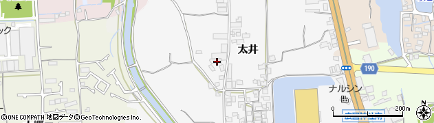 大阪府堺市美原区太井177周辺の地図