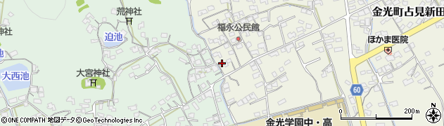 岡山県浅口市金光町占見新田1433周辺の地図