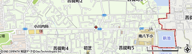 大阪府堺市東区菩提町2丁98周辺の地図