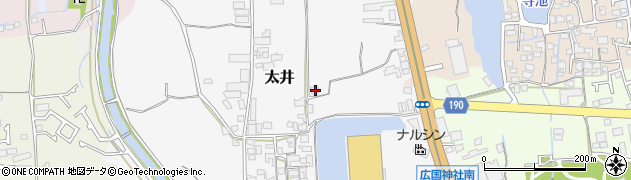 大阪府堺市美原区太井139周辺の地図
