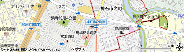 大阪府堺市西区浜寺船尾町東3丁306周辺の地図