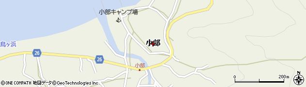 香川県土庄町（小豆郡）小部周辺の地図