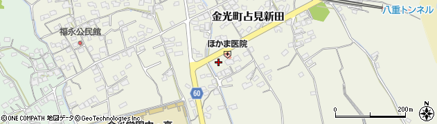 岡山県浅口市金光町占見新田1167周辺の地図