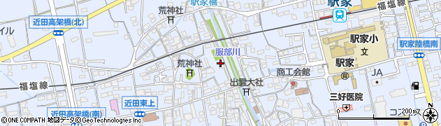 広島県福山市駅家町倉光499周辺の地図