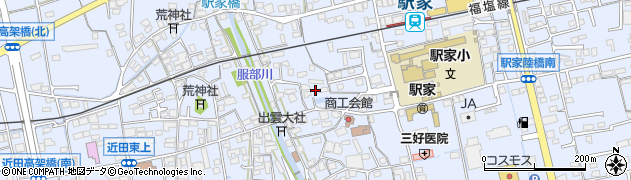 広島県福山市駅家町倉光456周辺の地図