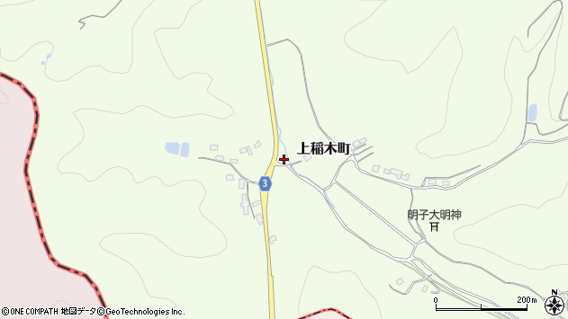 〒715-0018 岡山県井原市上稲木町の地図