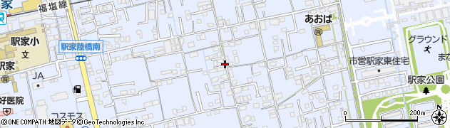 広島県福山市駅家町（万能倉）周辺の地図