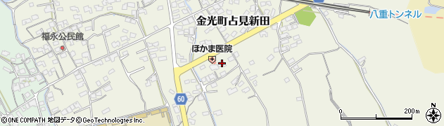 岡山県浅口市金光町占見新田1171周辺の地図