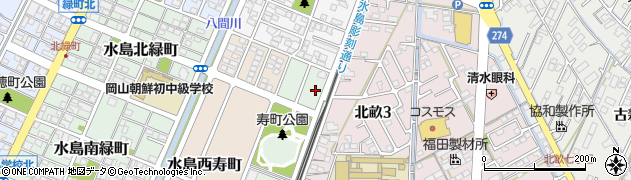 岡山県倉敷市水島東寿町7周辺の地図