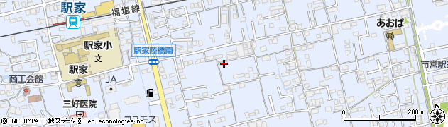 広島県福山市駅家町万能倉1017周辺の地図
