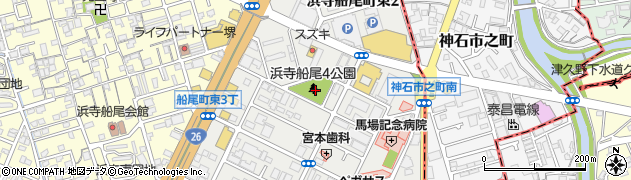 浜寺船尾第4公園周辺の地図