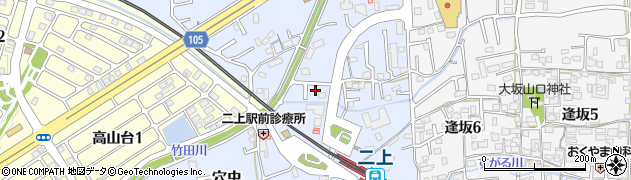 奈良県香芝市穴虫1027周辺の地図