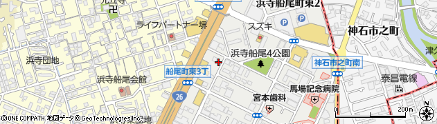 大阪府堺市西区浜寺船尾町東3丁408周辺の地図