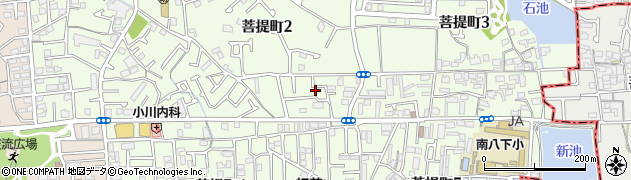 大阪府堺市東区菩提町2丁93周辺の地図