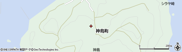 三重県鳥羽市神島町周辺の地図