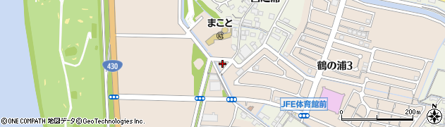 倉敷鶴の浦郵便局周辺の地図