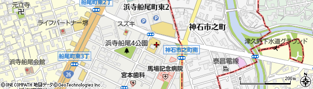 大阪府堺市西区浜寺船尾町東3丁313周辺の地図