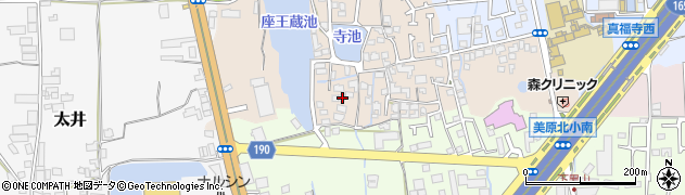 大阪府堺市美原区大保301周辺の地図