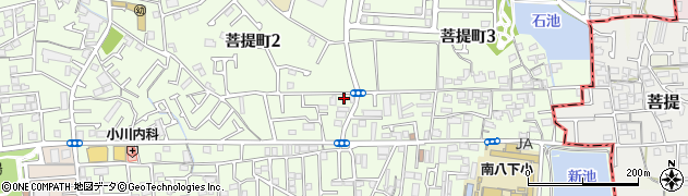 大阪府堺市東区菩提町2丁102周辺の地図