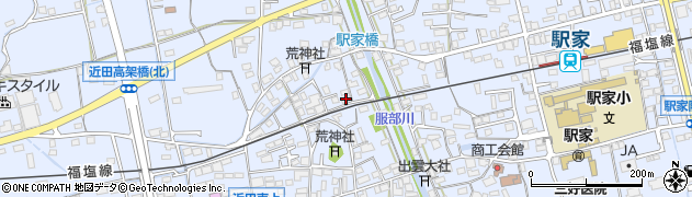 広島県福山市駅家町倉光494周辺の地図