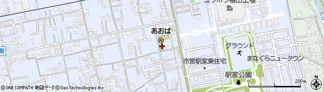 広島県福山市駅家町万能倉463周辺の地図