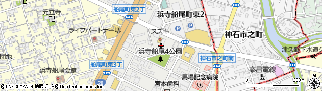 大阪府堺市西区浜寺船尾町東3丁332周辺の地図
