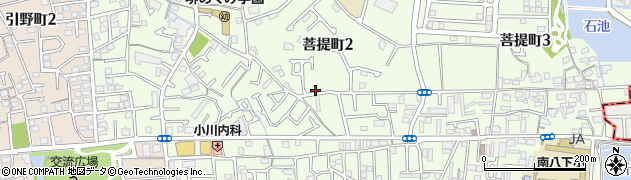 大阪府堺市東区菩提町2丁39周辺の地図