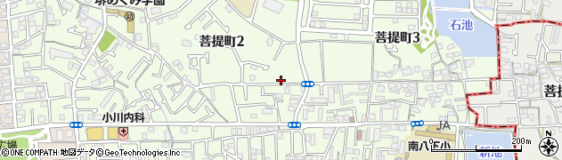 大阪府堺市東区菩提町2丁83-1周辺の地図