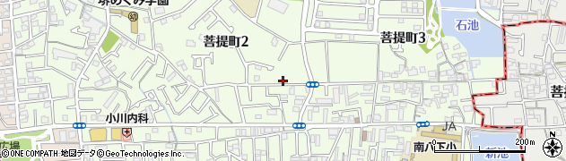 大阪府堺市東区菩提町2丁83-2周辺の地図