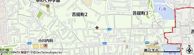 大阪府堺市東区菩提町2丁83-5周辺の地図