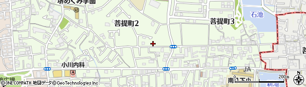 大阪府堺市東区菩提町2丁83周辺の地図