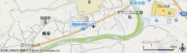 ローソン広島飯室西店周辺の地図