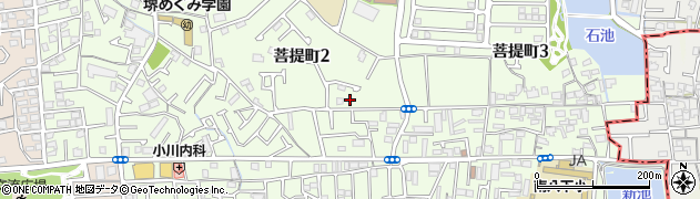 大阪府堺市東区菩提町2丁83-12周辺の地図