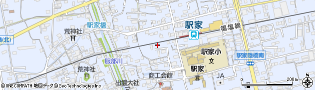 広島県福山市駅家町倉光435周辺の地図