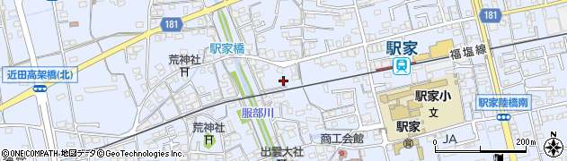 広島県福山市駅家町倉光446周辺の地図