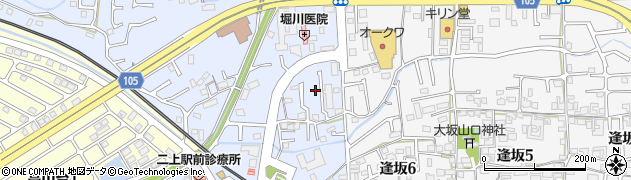 奈良県香芝市穴虫85周辺の地図
