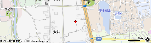 大阪府堺市美原区太井108周辺の地図