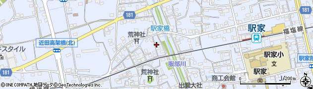 広島県福山市駅家町倉光483周辺の地図