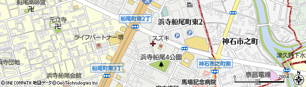 大阪府堺市西区浜寺船尾町東3丁344周辺の地図