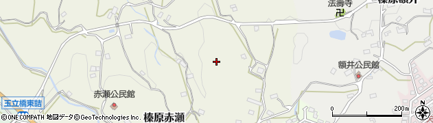 奈良県宇陀市榛原赤瀬周辺の地図