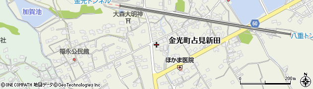 岡山県浅口市金光町占見新田1275周辺の地図