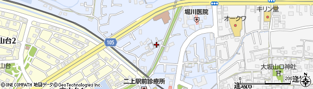 奈良県香芝市穴虫1002周辺の地図