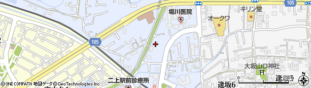 奈良県香芝市穴虫1017周辺の地図