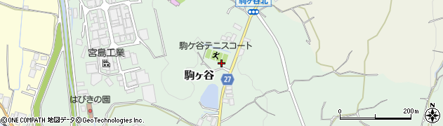 柏原駒ケ谷千早赤阪線周辺の地図